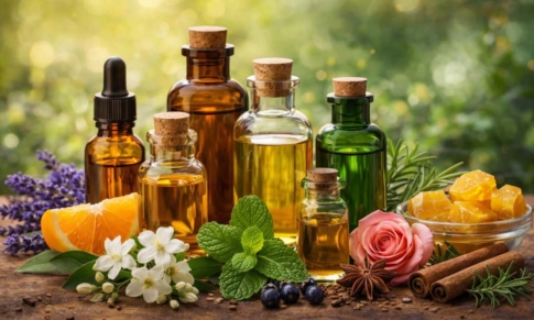 Aceites Esenciales y Cosméticos: Piel, Aroma y Psique